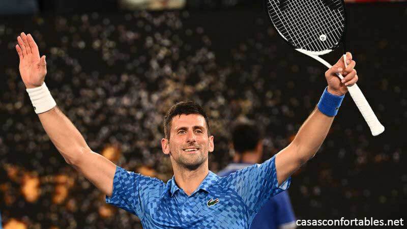 Djokovic wins record โนวัค ยอโควิช คว้าแชมป์แกรนด์สแลมรายการที่ 23 ของชายด้วยชัยชนะเหนือแคสเปอร์ รุด 7-6 (1), 6-3, 7-5 